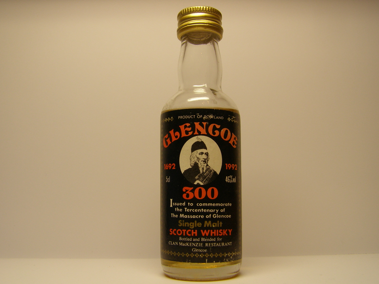 GLENCOE 300 SMSW  5cl 46%vol